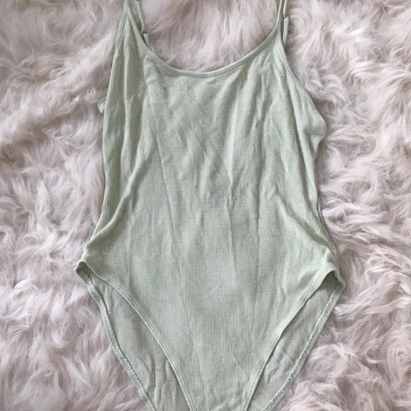 Pastel green low back body suit - Picture 1 of 1